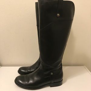 Frye black leather riding boots size 6.5B